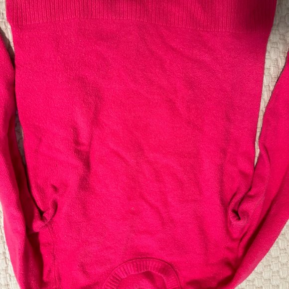 J. Crew Tippi Sweater Merino Wool Radiant Fuchsia Size S - Picture 6 of 7